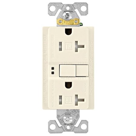 EATON WIRING DEVICES Gfci Tamper Resistant 20A La TRSGF20LA